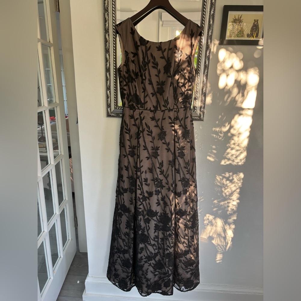 Karl Lagerfeld designer evening gown.